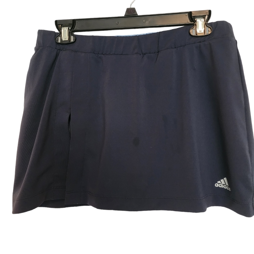 ADIDAS blue Climalite Athletic Pull on Skort SZ Medium